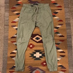 Men’s 30 waist light green Joggers